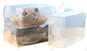 plastic shoe box