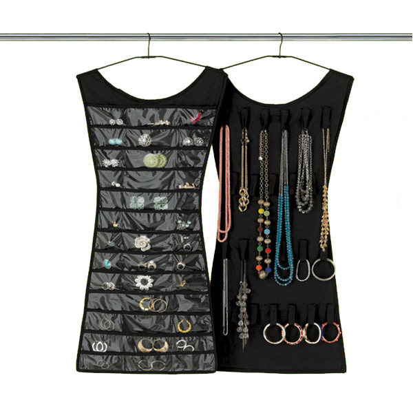 Little black dress jewelry organizer