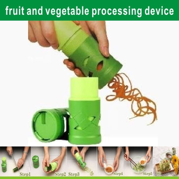 fruit and vegetable processing device