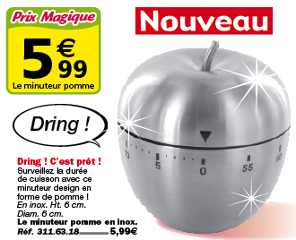 Stainless Steel Apple Timer