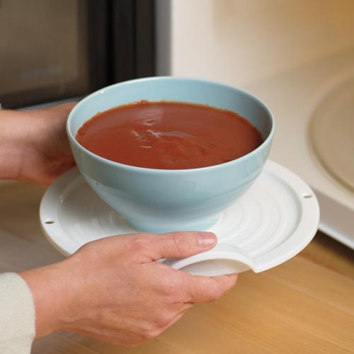 cool touch microwave plate caddy