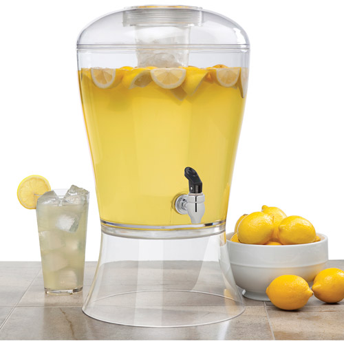 Creative Bath 3-Gallon Beverage Dispenser with Ice Core
