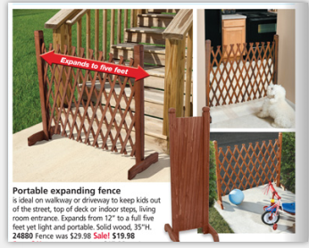 PORTABLE EXPANDING FENCE