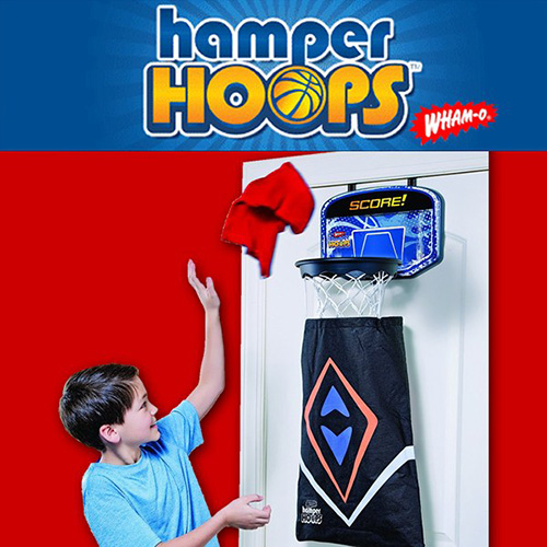 2-in-1 basketball hoop and hamper