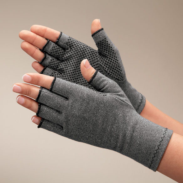Light Compression Gloves With Grippers